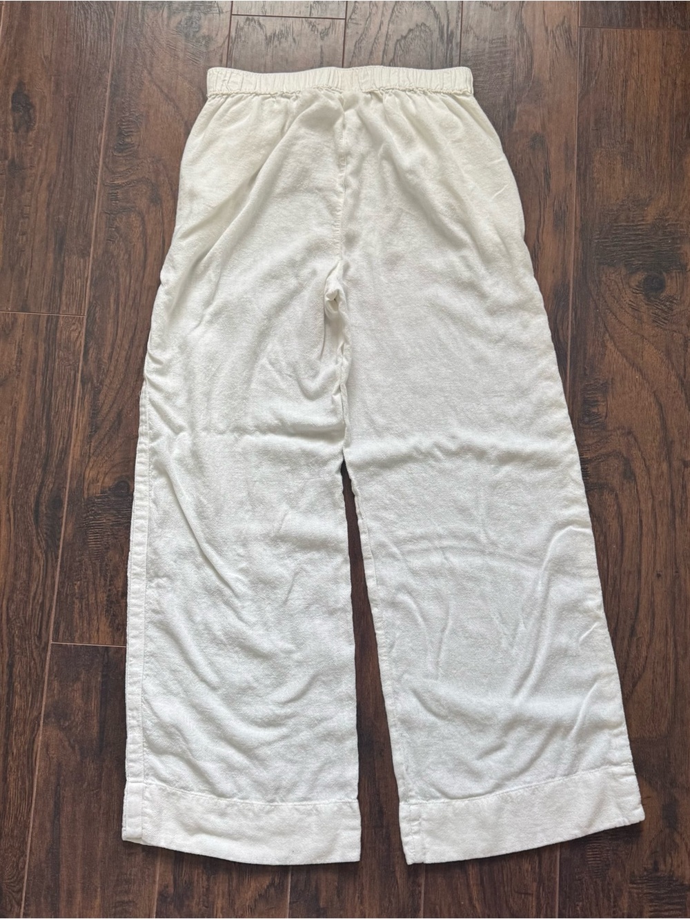 Carve Designs Small White Nico Linen Blend Pants - Picture 2 of 10